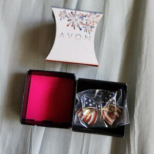 Avon 2012 Patriotic Bow Pin